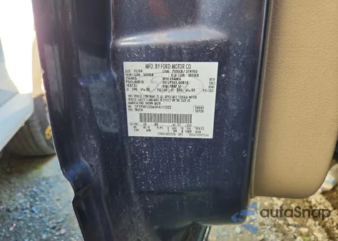 2005 Ford F150 Supercrew из США, поврежденный, VIN 1FTPW12565FA11522